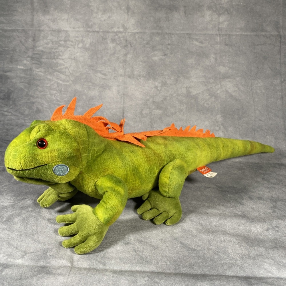 Iguana Plush Stuffed Animal Toy 23" Wild Republic Reptile Kids Zoo Lizard Pet